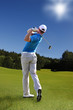 Photo: Man playing golf Man playing golf
