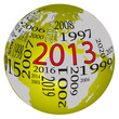 Vektor: weltkugel-green-2013 weltkugel-green-2013