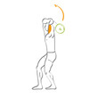 Vektor: Fitness: Arme Fitness: Arme