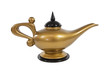Golden Genie Lamp Isolated