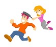 Girl Hit Man using Frying Pan