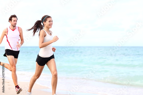 Photo: Sport - couple running Sport - couple running