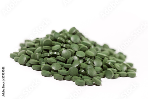 Photo: green pills green pills