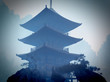 Zen buddhist temple in the mountains