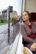 femme dans le tram