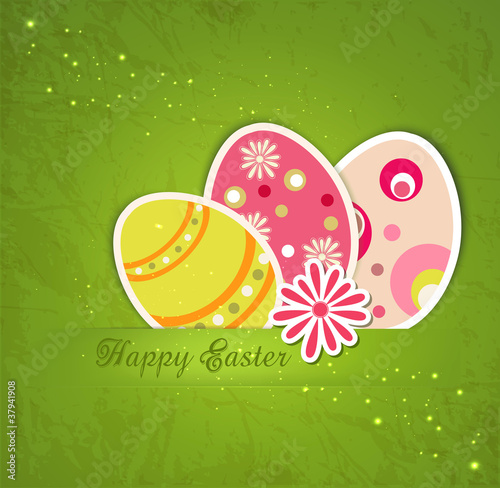 Vettoriale: Easter holiday background Easter holiday background