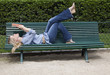 relaxed girl reading a book