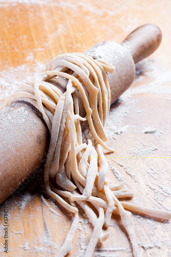 Photo: Homemade spaghetti Homemade spaghetti