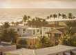 Hollywood, Florida summer sunrise golden light