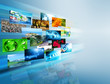 Television and internet production technology concept
