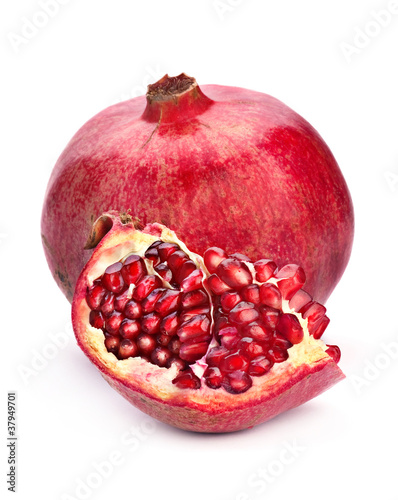 Photo: Pomegranate fruit open Pomegranate fruit open