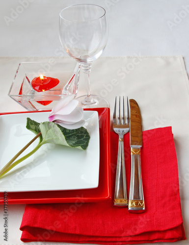 Photo: Festive serving of table Festive serving of table