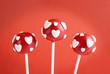 Valentine cake pops
