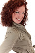 Photo: Attractive red-haired young woman Attractive red-haired young woman