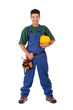 Young attractive Nepalese carpenter