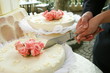taglio della torta nuziale