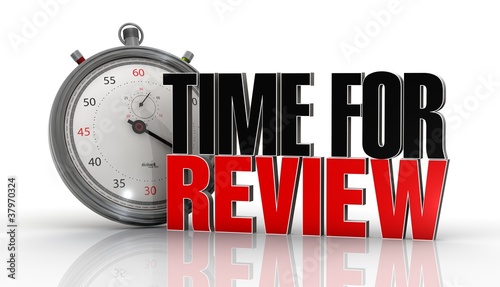 Illustration: time for review time for review
