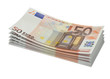 Stack of 50€ bills