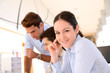 Etudiants en formation commerciale
