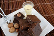 brownies & crème anglaise 2 brownies & crème anglaise 2
