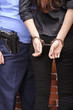 girl in handcuffs