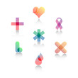 Set of Stylized Medical Symbols