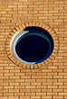 round glass window