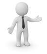 Illustration: Communicative businessman Communicative businessman