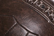 Photo: Leather vintage football background Leather vintage football background