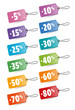 Vektor: soldes promotions soldes promotions