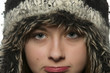 pouting teen girl