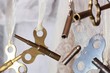 Antique Brass Clock Key