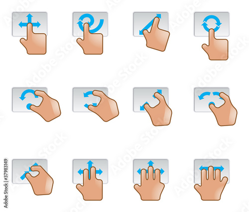 Vector: Web Icons - Trackpad Gesture Web Icons - Trackpad Gesture