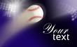 baseball in air