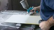 peinture au pistolet