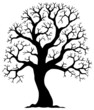 Tree shaped silhouette 2