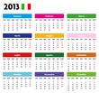 Base calendario 2013 Italiano con festività