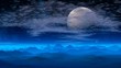 Fantastic planet. The big moon.