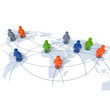 Global Player - Geschäftspartner und internationales Business