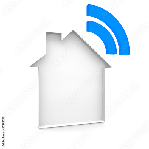 Illustration: Haus Wlan Haus Wlan