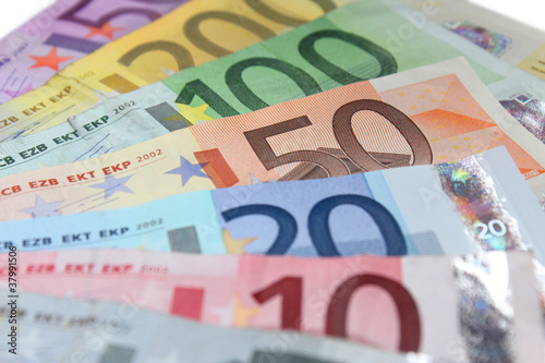 Photo: Euro banconote Euro banconote