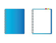 New Blue cover and blank page. New Blue cover and blank page.