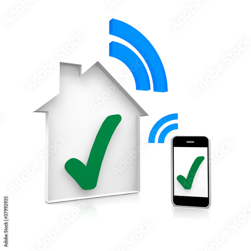 Illustration: Haus Wlan Haus Wlan