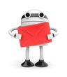 Robot with mail