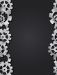Industrial Background With Chrome Gear