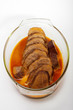 Deer roast with sauce