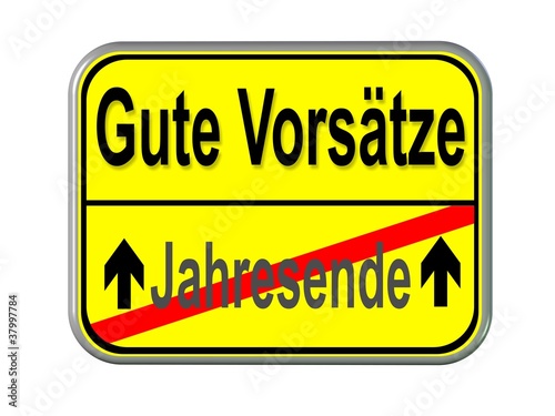 Vector: Jahresende - Gute Vorsätze Jahresende - Gute Vorsätze