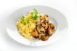 Champignons mit Rührei