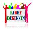 Gruppe farbe bekennen