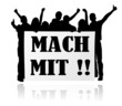 Personengruppe - Mach mit!